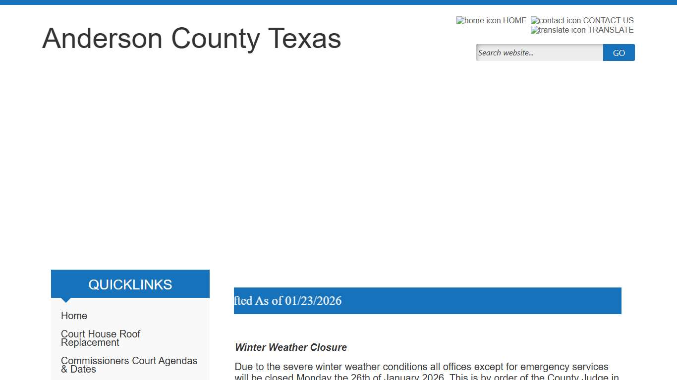Home Page - Anderson County